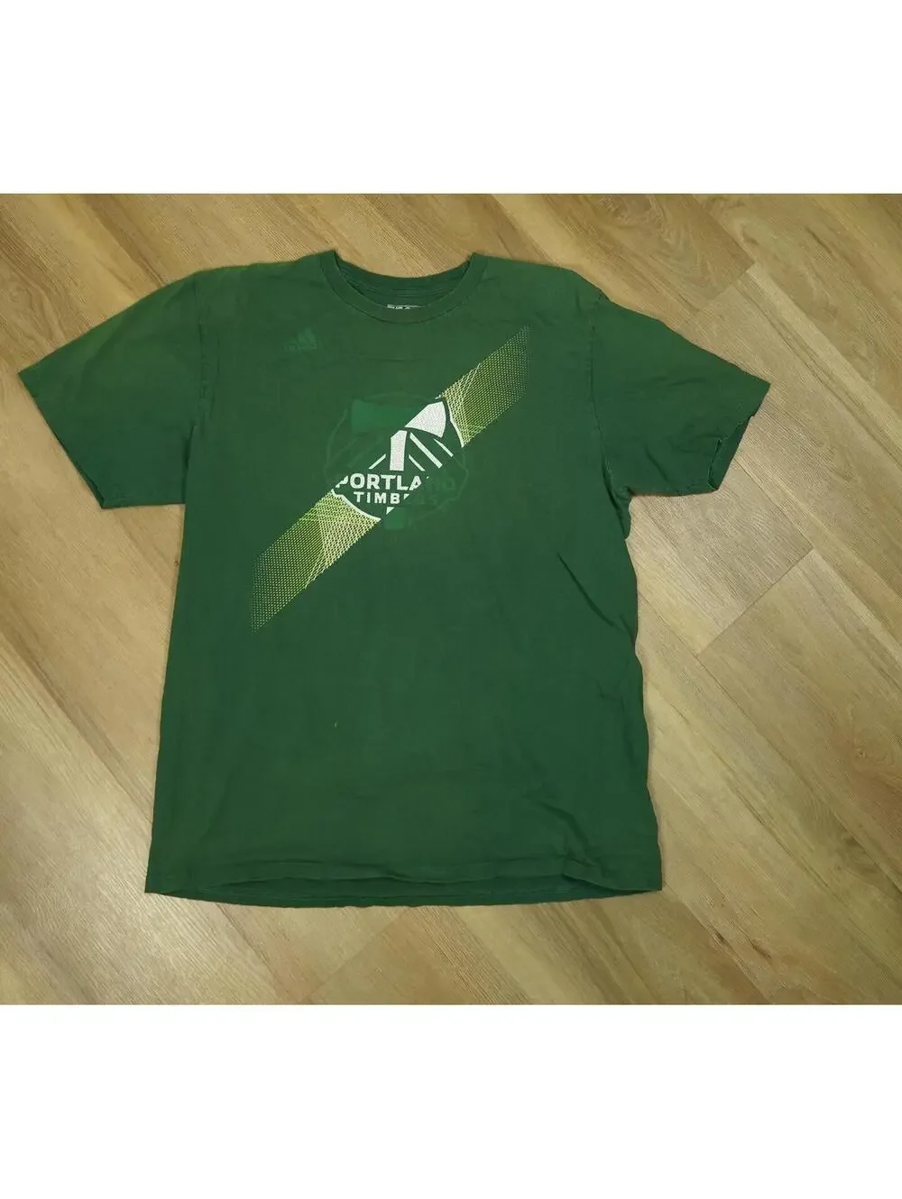 Adidas The Go-To Tee Portland Timbers Green‎ T-Shirt Large - MLS, Fangear